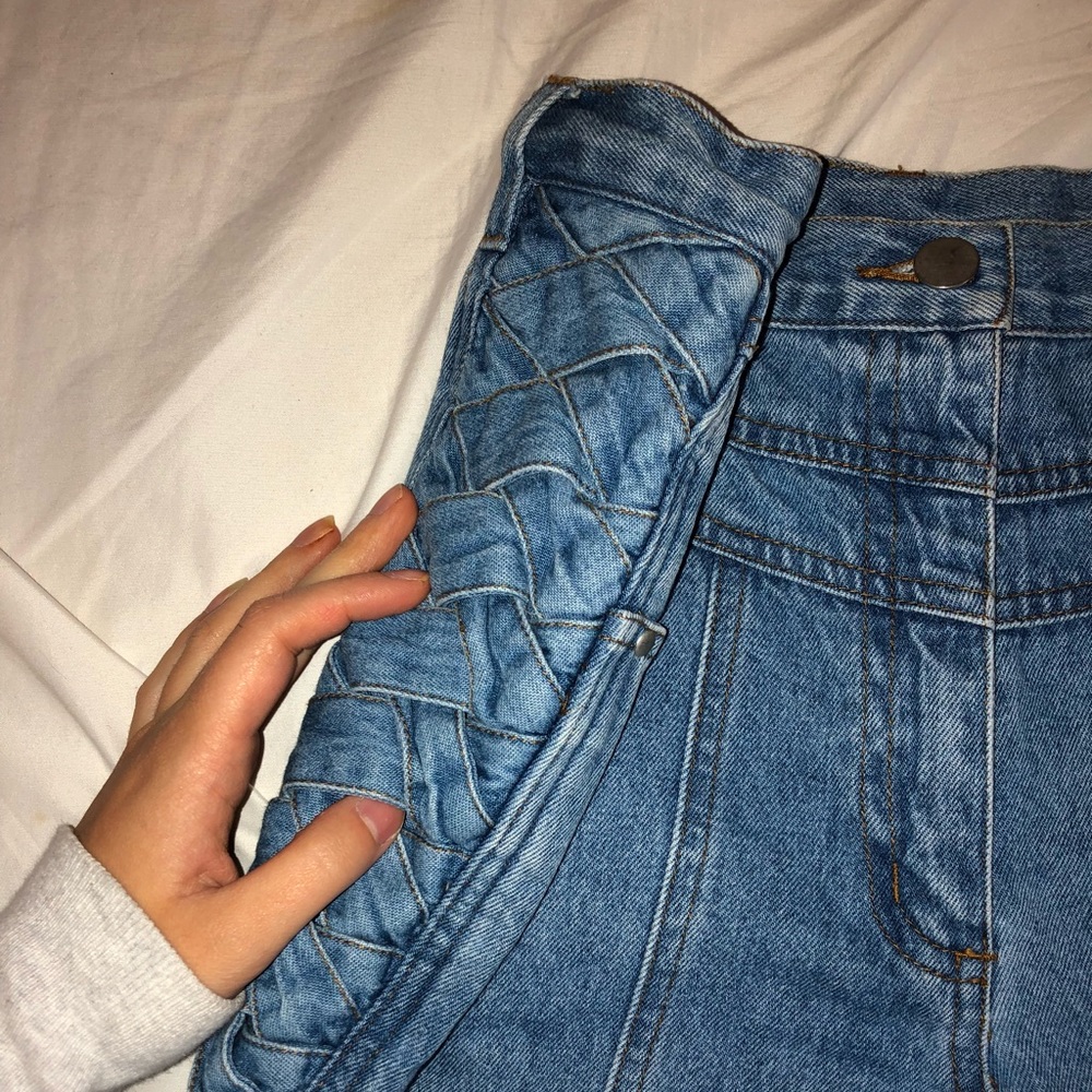 Vintage Braided Jeans